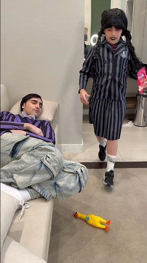 She ate all of Wednesday's Fini candy! (#funny #humor #comedy #comedia)