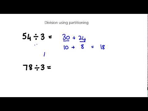 Division using partitioning