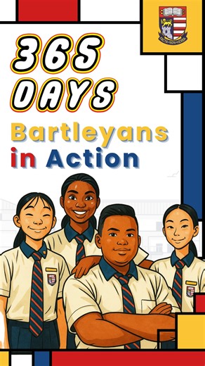 ✨ Happy New Year, Bartleyans! ✨ As we step into a new year, we look forward with courage and optimism, ready to grow, learn and serve with purpose. May the year ahead see every Bartleyan continue striving as Disciplined Learners, leading as Principled Leaders, and giving back as Compassionate Contributors in school and beyond. Let us carry forward our commitment to Respect and Excellence, turning our values into action and our aspirations into achievements. Here’s to new beginnings, meaningful l