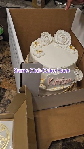 Sam's Club Cake Hack for less than $60 with Amazon cake decorations #cakedecorating ##samsclubcake