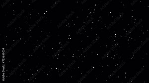 snowfall falling snow particles snowing overlay with alpha channel Stock Video