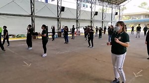 HAPPENING NOW. The Regional Office DepEd Cordillera personnel do zumba video dances in today's 2nd Quarter Wellness Activity. #IAmDepEdCAR | DepEd Tayo Cordillera