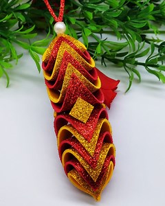 2.7K views · 105 reactions | Unique Christmas Tree Ornaments Making Easy Tutorial at Home - Christmas Tree Decorating Ideas With Foamy Ornaments #christmasdecor #ornaments #merrychristmas | Origami Art & Crafts | Facebook