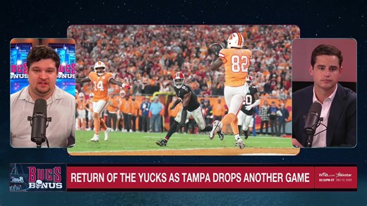BUCS BONUS: After a gut-wrenching 29-28 loss to the Atlanta Falcons, the Bucs have now lost five of their last six games and have lost their NFC South lead along with it. https://www.wfla.com/sports/buccaneers/bucs-bonus-another-gut-wrenching-loss-puts-the-bucs-playoff-hopes-in-jeopardy/ | WFLA News Channel 8