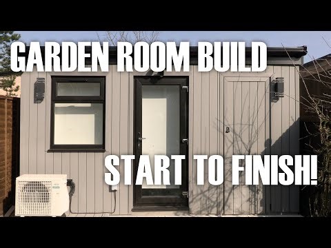 MY GARDEN OFFICE - FULL BUILD!