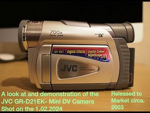 JVC GR-D21EK. Mini DV Camera