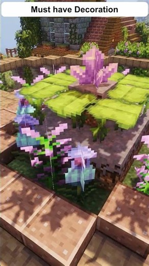 Decorative Pond Build 🌿💧 | Village Makeover EP14 #shorts