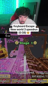 Keyboard Escape world 3 speedrun #roblox #keyboardescape #escapekeyboard #adminabuse #robloxkeyboardasmr