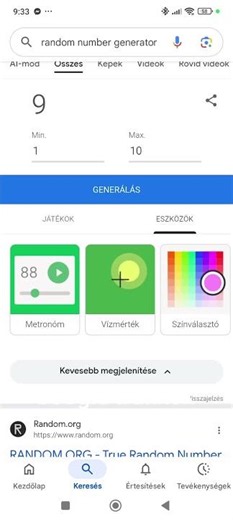 Random number generator Google