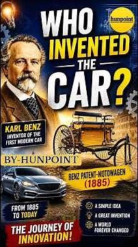 Who Invented the Car? | Karl Benz & History of Automobile | shocking truth #CarInvention #Hunpoint