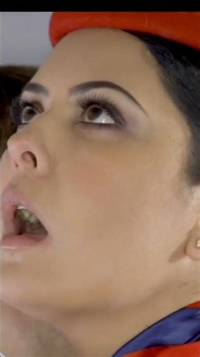 hot airhostess Mariska x kissing # air hostess kissing in flight # very sexy kiss 👄