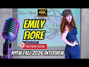 Emily Fiore Model Interview / NYFW Fall 2026 / Donny's Devil / 4K