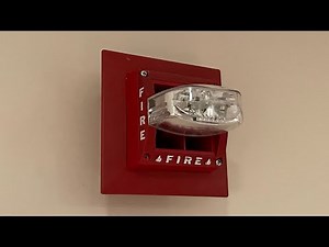 Basement Fire System Test 51 | System Sensor MASS Horn Strobes (ADA)