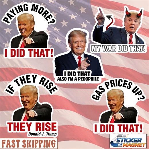 I Did That – Gas Price Meme Sticker, Political Humor Vinyl Decal - Etsy