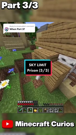 Trapped in SKY LIMIT Prison | Revenge in Minecraft Curios | Part 3/3