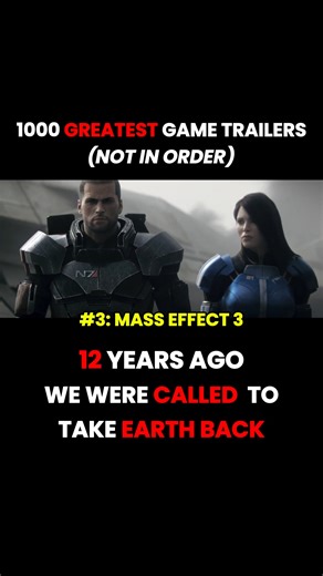 Best Game Trailers on Instagram: "Mass Effect 3 stands as a heartfelt tribute to an unforgettable journey. It refines the series’ combat into something fast, punchy, and deeply satisfying, while never losing sight of what truly defines Mass Effect: its characters, its choices, and its emotional weight. Every mission feels charged with history, every reunion carries meaning, and every decision reminds players that their actions mattered across an entire trilogy. Whatever debates surround its endi