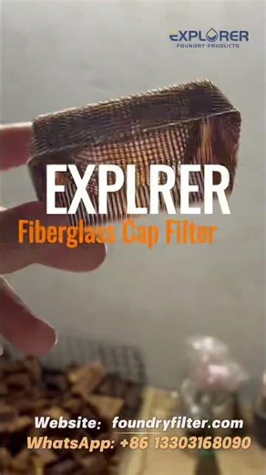 Fiberglass cap filter