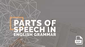 Parts of Speech in English Grammar with Examples [PDF] - English Compositions