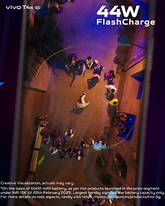 The life of the party, all night long. #GetSetTurbo with the 6500 mAh high-density battery in the #vivoT4x. #TurboLife | vivo