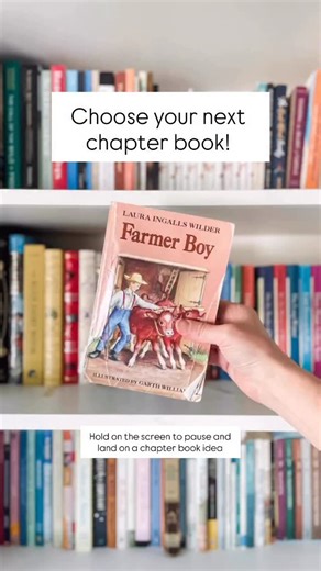 ✨Choose your next read-aloud!✨ Hold on the screen to pause- you’ll land on a random read-aloud chapter book idea. There are over 25 ideas shown! What book did you get? 😄 Psst: there are no rules here. If you don’t like your selection, do it again until you find a good fit! . . . . . . . #chapterbook #readaloud #chapterbooksforkids #readingtogether #readtoyourkids #childrensbooks | Living Bright Homeschool