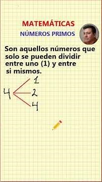 ​¿Qué son los Números Primos? 🧮 Explicación fácil y ejemplos #Shorts