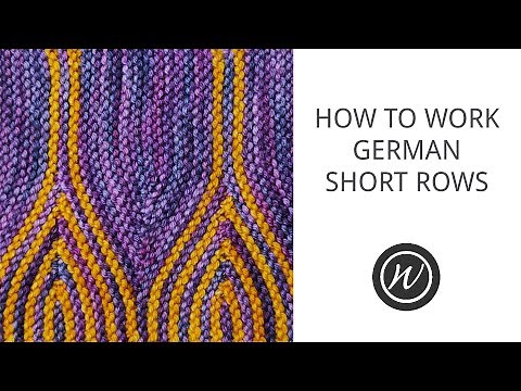 How to Work German Short Rows
