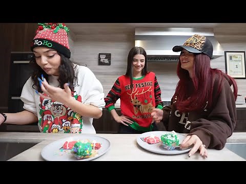 12 Days Of Christmas | Avani and Nessa Rate My Christmas Baking | Day 4 | Charli D'Amelio