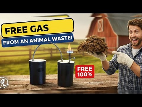 🔥 100% FREE! | How to Produce Methane Gas (Biogas) at Home? Project That Saves Energy Bills 💰
