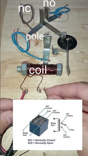 How the 6 pin relay works #relay #experiment #project #shorts