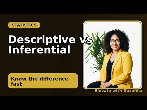 Descriptive vs Inferential Statistics (Clear Explanation for Beginners)