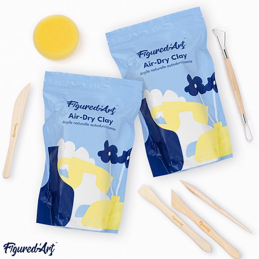 Pottery Kit with Air Dry Clay