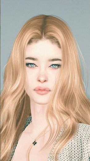 Creating a female character #sims4 #thesims4 #sims4cc