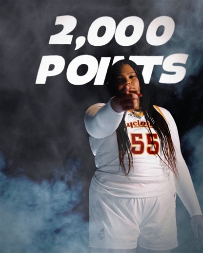 2,000 career points for Audi Crooks 👏 Iowa State Women's Basketball | SportsCenter