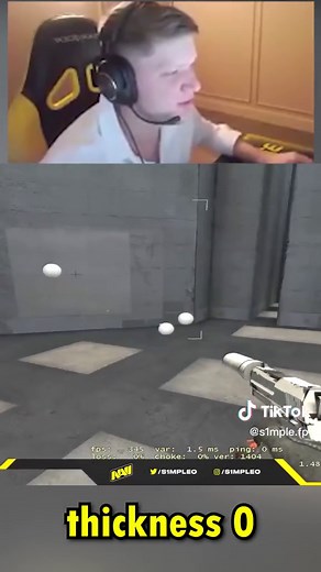 the best csgo crosshair according to s1mple 👀 #s1mple #csgo #csgoclips #csgomoments #csgohighlights