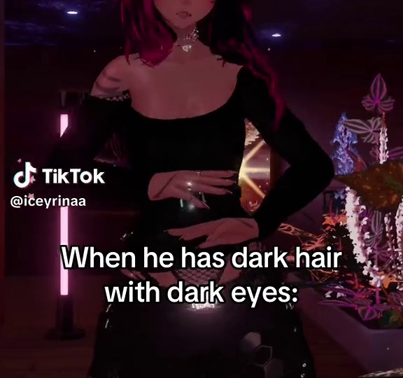 Exploring Dark Hair VRChat Avatars