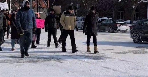 DOWNTOWN TRAVERSE CITY PROTEST