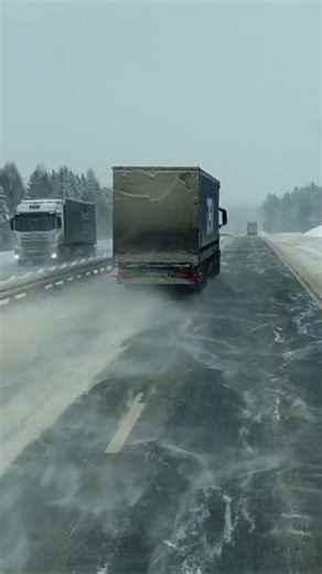 Winter Storm Control | Truck POV ASMR