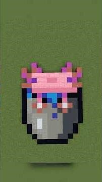 How to build a Bucket of Axolotl pixel art in Minecraft 1.21.11