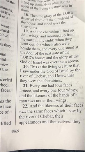 The Faces of Heaven Confirmed – Ezekiel 10:22