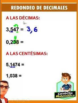 Rounding Decimals - Super Easy ✅ #arithmetic #decimals #decimal #math #maths