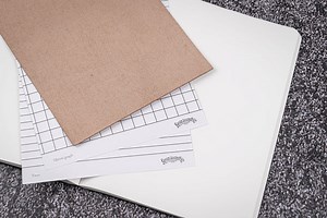 Leather Notebook - Tomoe River Paper - A5 - Crazy Horse Forest Green