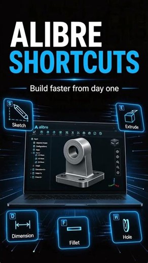 Build faster with Alibre shortcuts | Alibre youtube