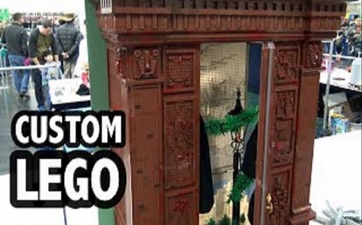 【乐高MOC】大神用乐高还原纳尼亚传奇衣橱