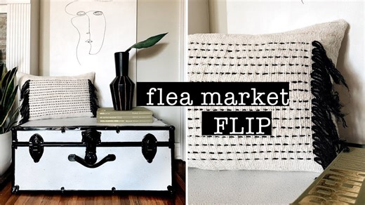 Flea market flip DIYs for stylish home decor on a budget