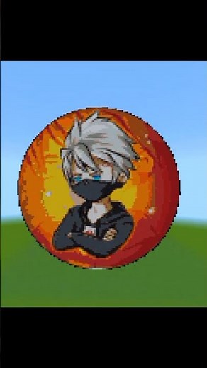 Minecraft my subscriber logo pixel art 🥰 #tonicgamerz