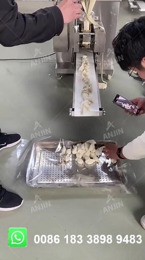 High Efficiency Automatic Dumpling Machine Pierogi Empanada Dumpling Maker Demo | Easy Operation