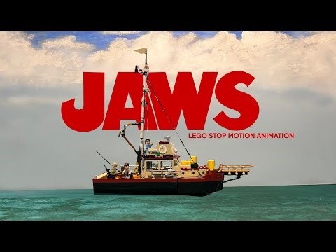 Jaws : 50th Anniversary Lego Stop Animation