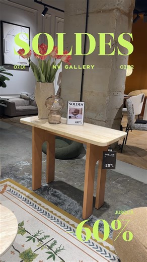 Soldes d’hiver NV Gallery : jusqu'à -60% sur une sélection exclusive créations. Les stocks sont limités - profitez-en dès maintenant, en ligne et dans nos boutiques de Paris et Lyon. | NV Gallery