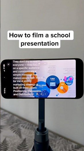 How to record a school presentation on iPhone