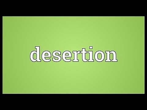 Desertion Meaning